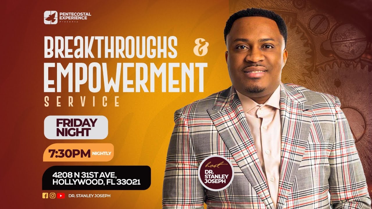 Breakthroughs & Empowerment Service | Dr. Stanley Joseph 1/23/2026