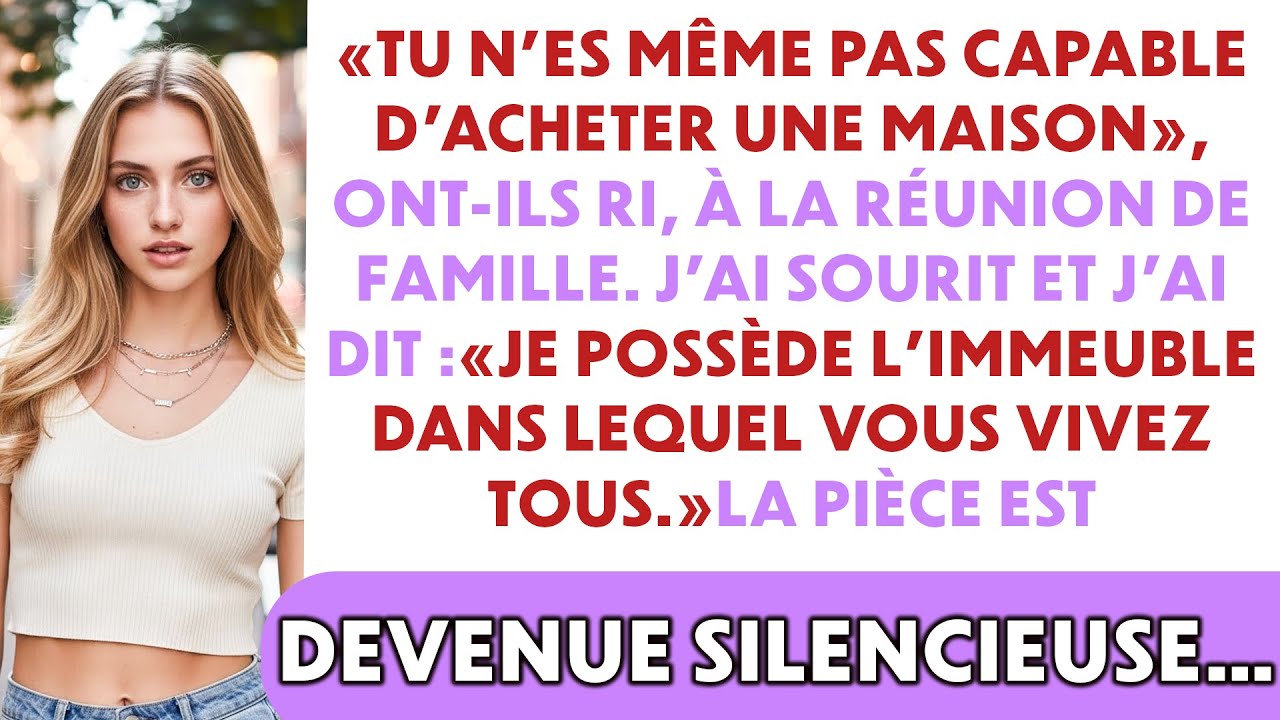 À la réunion de famille, ils m’ont traitée de « pauvre » — puis j’ai sorti le contrat immobilier