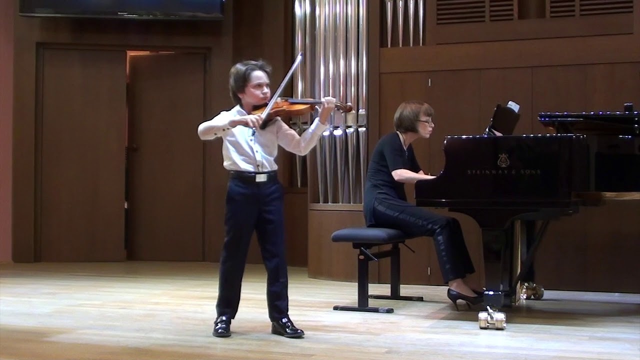 Elisei Kosolapov plays John Lodge Ellerton Tarantella Op.15 №4 for Violine and Piano