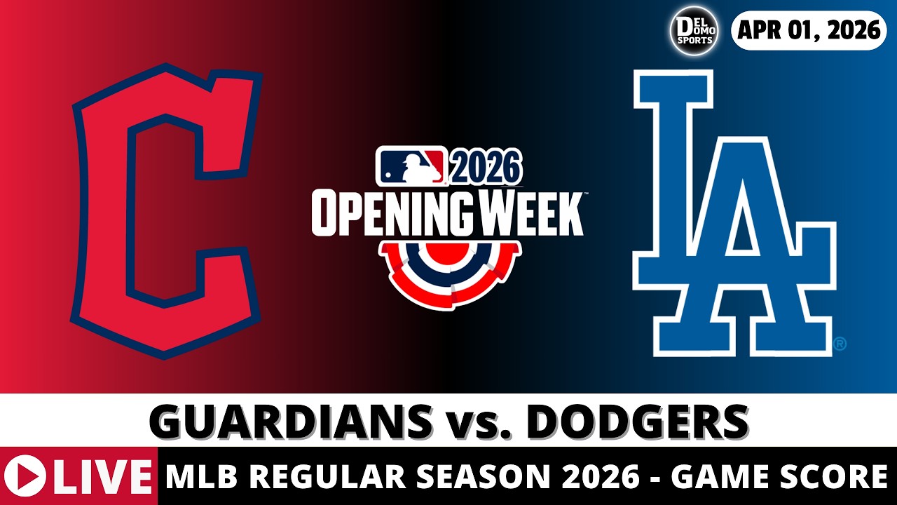 CLEVELAND GUARDIANS VS LOS ANGELES DODGERS LIVE ⚾️ MLB Opening Week Game Score Radio Play-by-Play