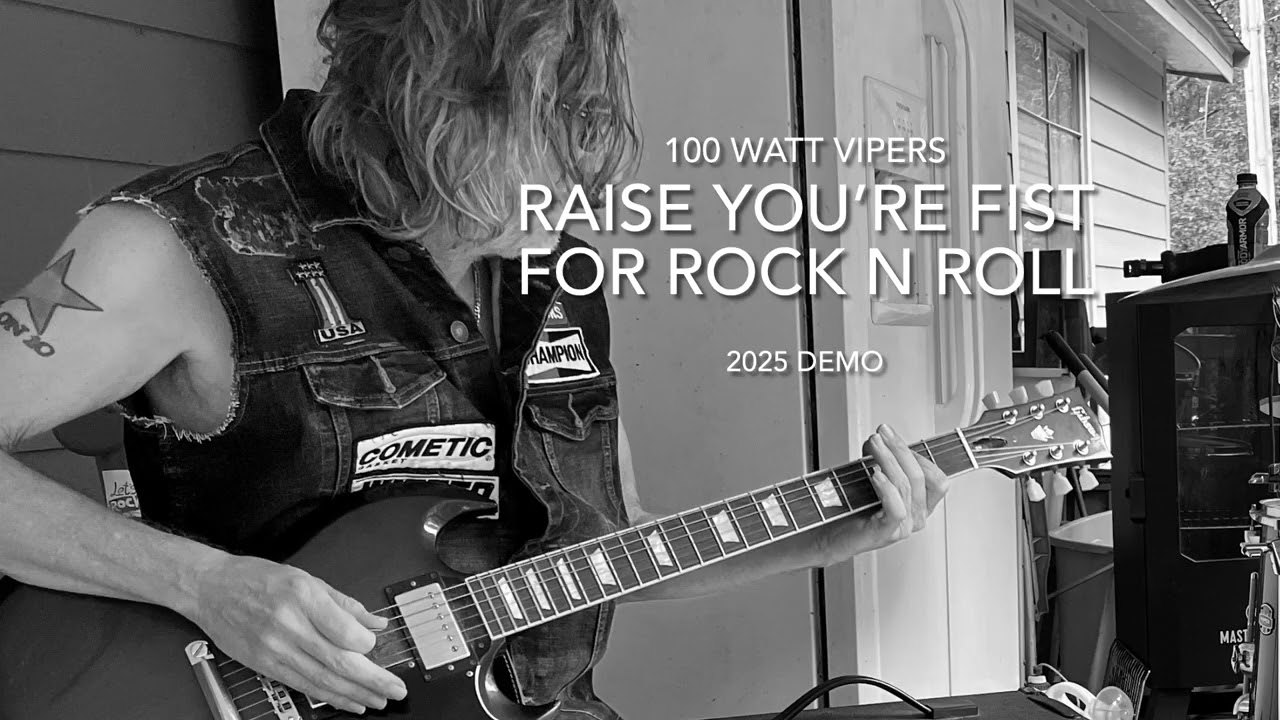 Демо-записи 100 Watt Vipers 2025 года с альбома «Switchblades and Sinners». #acdc