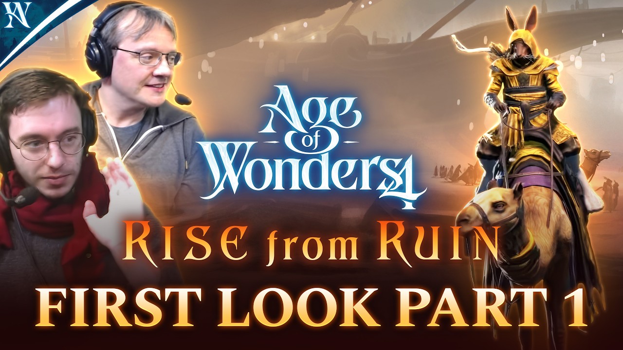 Rise from Ruin FIRST LOOK: Nomads, Harefolk, New Terrain type | Age of Wonders 4