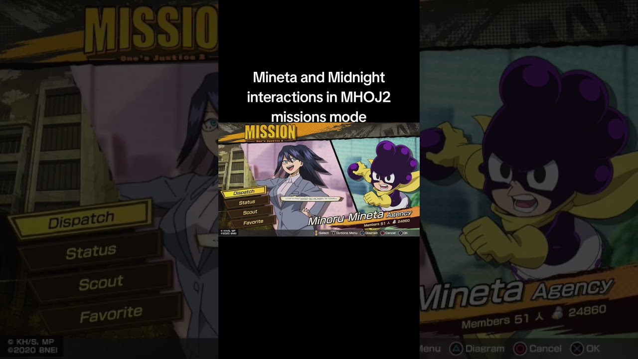 #mha #myheroacademia #myheroonesjustice2 #mhoj2 #mineta #midnight