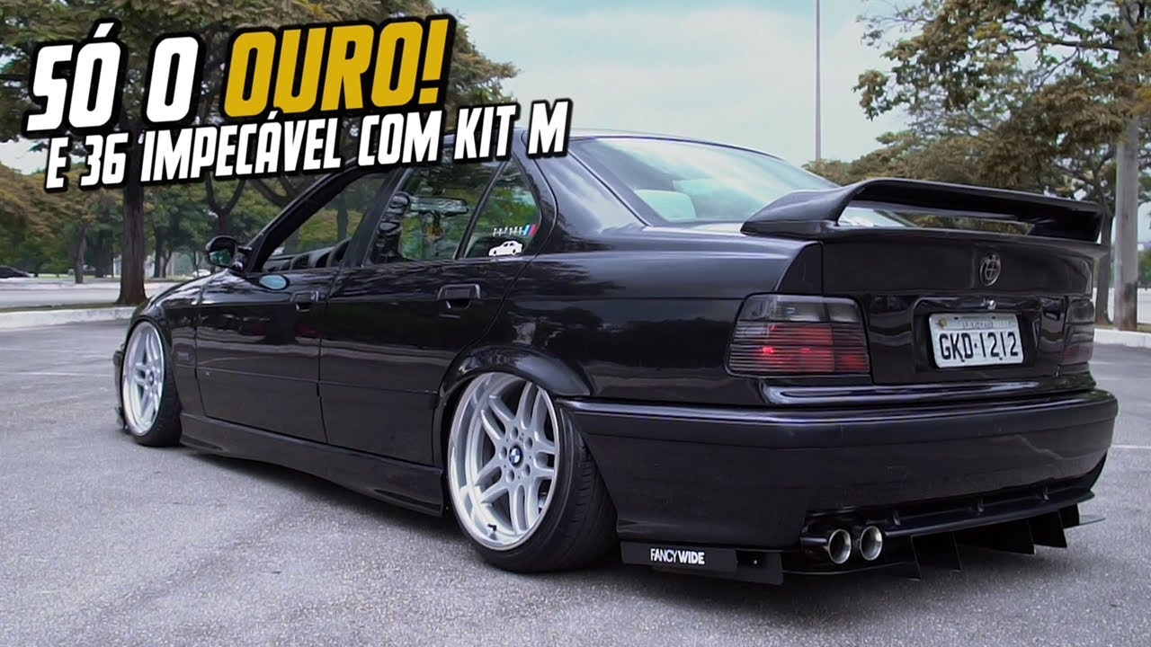 COMPROU LARGADA 5 ANOS - BMW E36 SWAP CÂMBIO SUSPENSÃO A AR E KIT M - IMPECÁVEL!