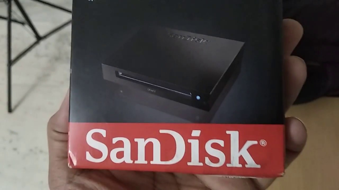 Unboxing of SanDisk Cfast 2.0 card reader