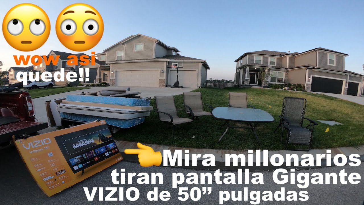 🙄🤔?? SERA NUEVO🤔?? 😱 LO QUE ENCONTRE / LO QUE TIRAN EN USA LOS MILLONARIOS / VENTA DE GARAGE EN USA