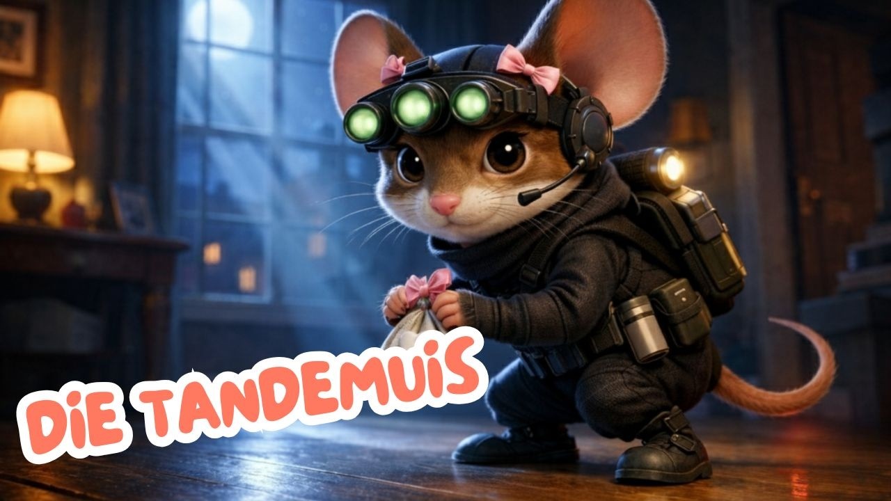 Tandemuis 🦷🐭 | Afrikaanse Kinderliedjie oor die Tandemuis | Honey Hop