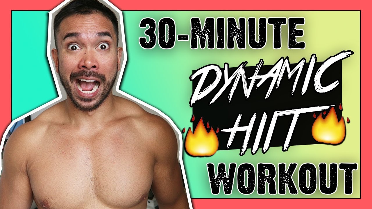 30 Minute Full Body HIIT Home Workout with Weights, Total Body Fat Burning HIIT Workout with Weights