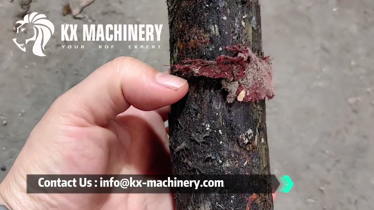 RDF BRIQUETTE MACHINE, MSW BRIQUETTE PLANT TEST RUN VIDEO