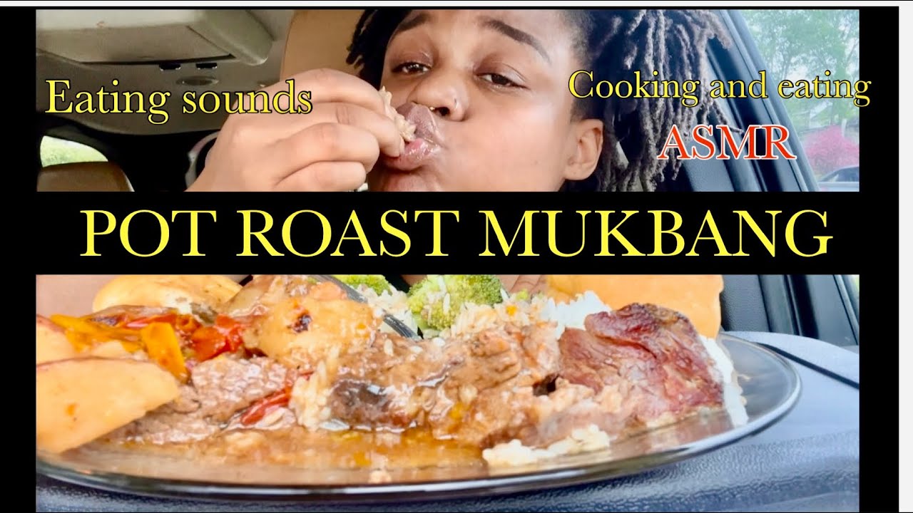 Tender pot roast basmati rice steamed broccoli and buttery rolls