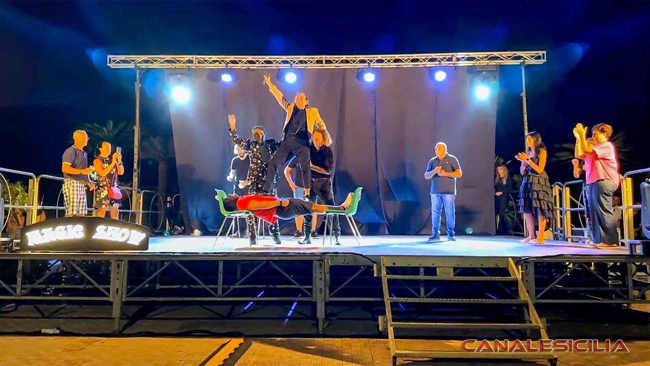 La notte magica con il mago Salvin e Giucas Casella a Gioiosa Marea