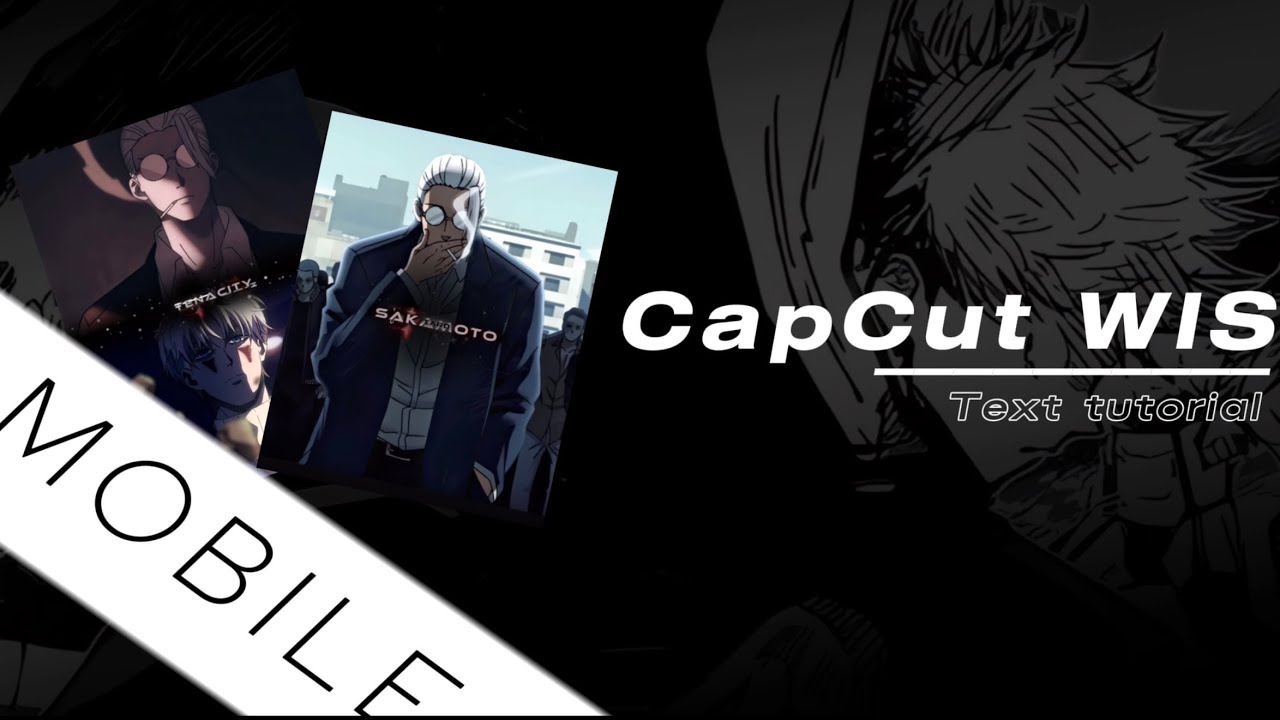 CapCut WIS Text tutorial (MOBILE) II requested by: @BPVWJ 