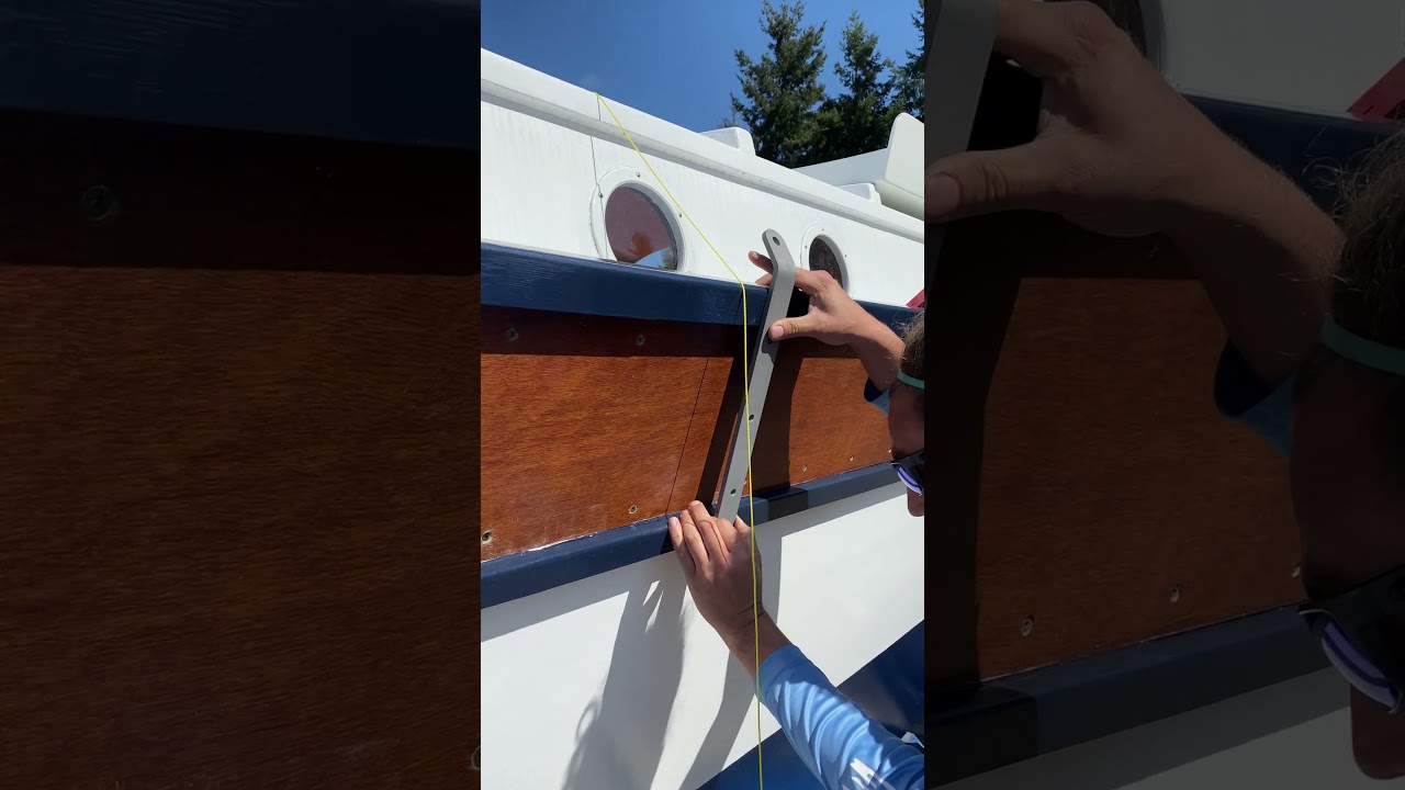 Sailboat Renovation: Titanium Chainplates Install! #sailboatliving #nomadfamily