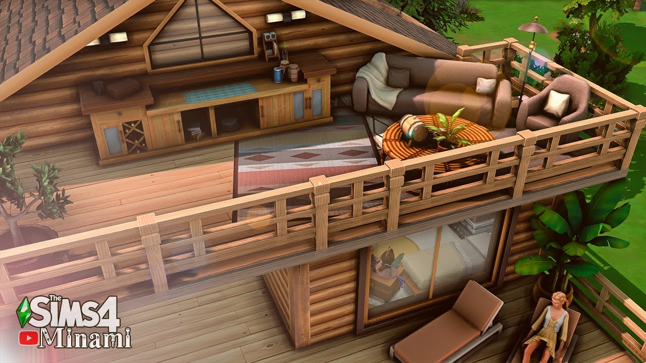 Lakeside Retreat In Granite Falls 🌲 | SIMS 4 Stop Motion Build | No CC