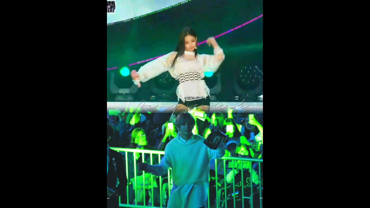 Taehyung reaction on Jennie's 