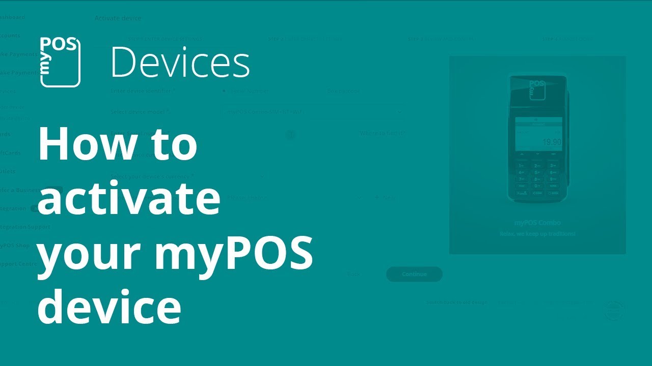 How to activate your myPOS card machine in 5 easy steps