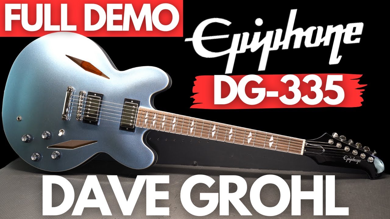 Epiphone DAVE GROHL DG-335 Полная демоверсия