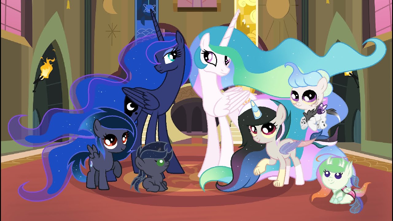 MLP [Next Gen] Children of the day and night ( SpeedPaint )
