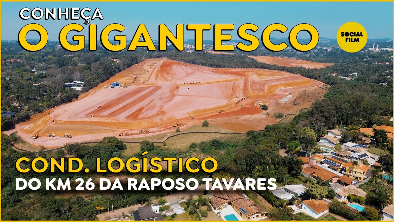 😱 O GIGANTESCO Cond. LOGÍSTICO na GRANJA VIANA - KM 26 da Raposo Tavares!  Cotia - SP