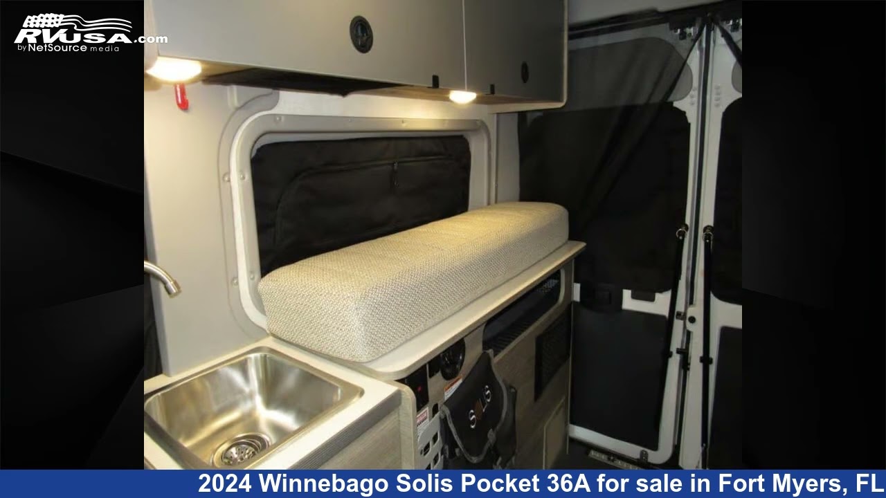 Unbelievable 2024 Winnebago Solis Pocket Class B RV For Sale in Fort Myers, FL | RVUSA.com