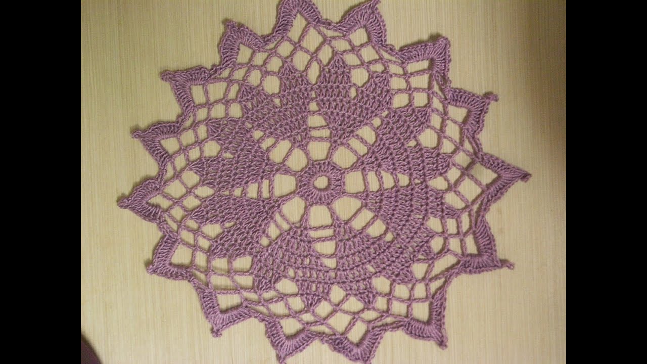 Tutorial häkeln  mit herzen zum Muttertag häkeln Teil 1*Tablecloth with hearts on Mother's Day
