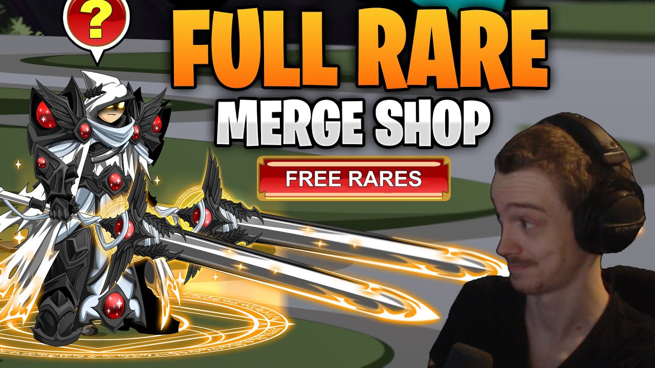 Huge Character Page Update! Full Rare Free Merge Shop! AQWorlds