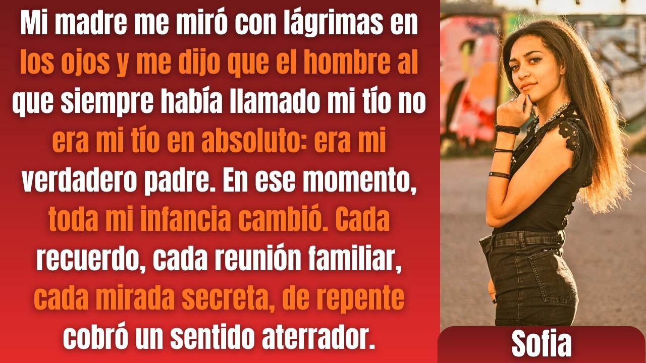 Mi madre me dijo que ese no era mi tío, era mi padre.