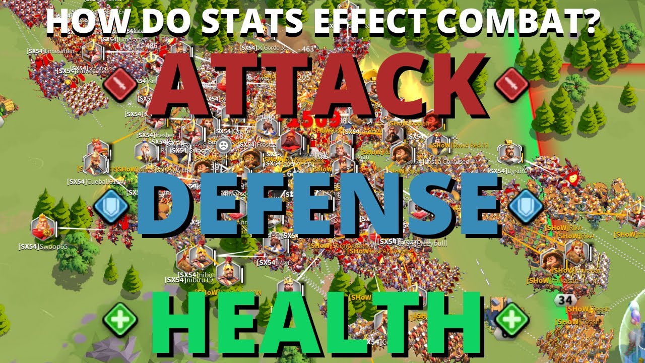 HEALTH  or DEFENSE? WHAT DOES ATTACK DO? EXPERIENCED EXPLANATION AND BREAKDOWN! - Rise of Kingdoms