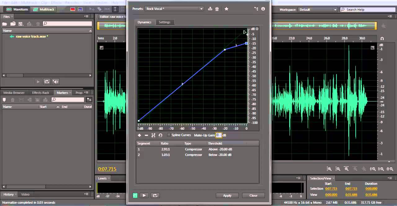 Dynamics processing