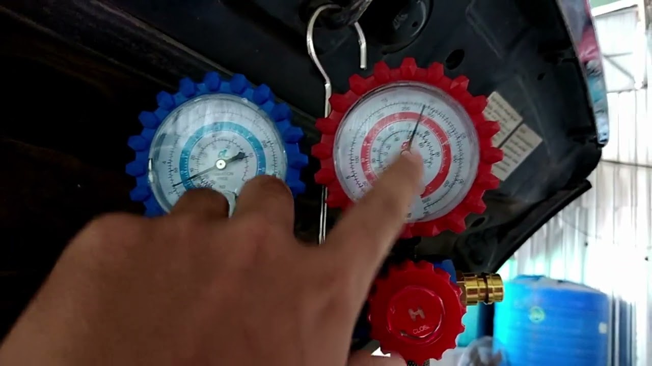 การเติมน้ำยาแอร์รถยนต์(เบื้องต้น) ของอู่ N.T.GARAGE ขอนแก่น