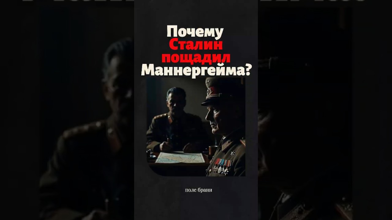 Почему Сталин пощадил Маннергейма?  #втораямироваявойна