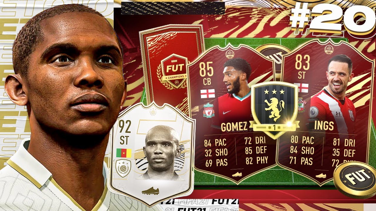 MY FUT CHAMPIONS REWARDS!! GOLD 1! - ETO'O'S EXCELLENCE #20 ~(FIFA 21)
