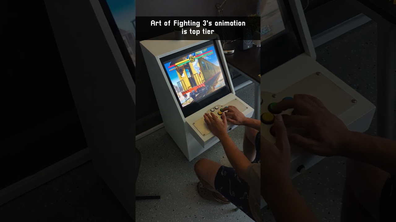 Art of Fighting 3 sprite animation rivals Third Strike  #thirdstrike #candycab #aof3 #aof #neogeo