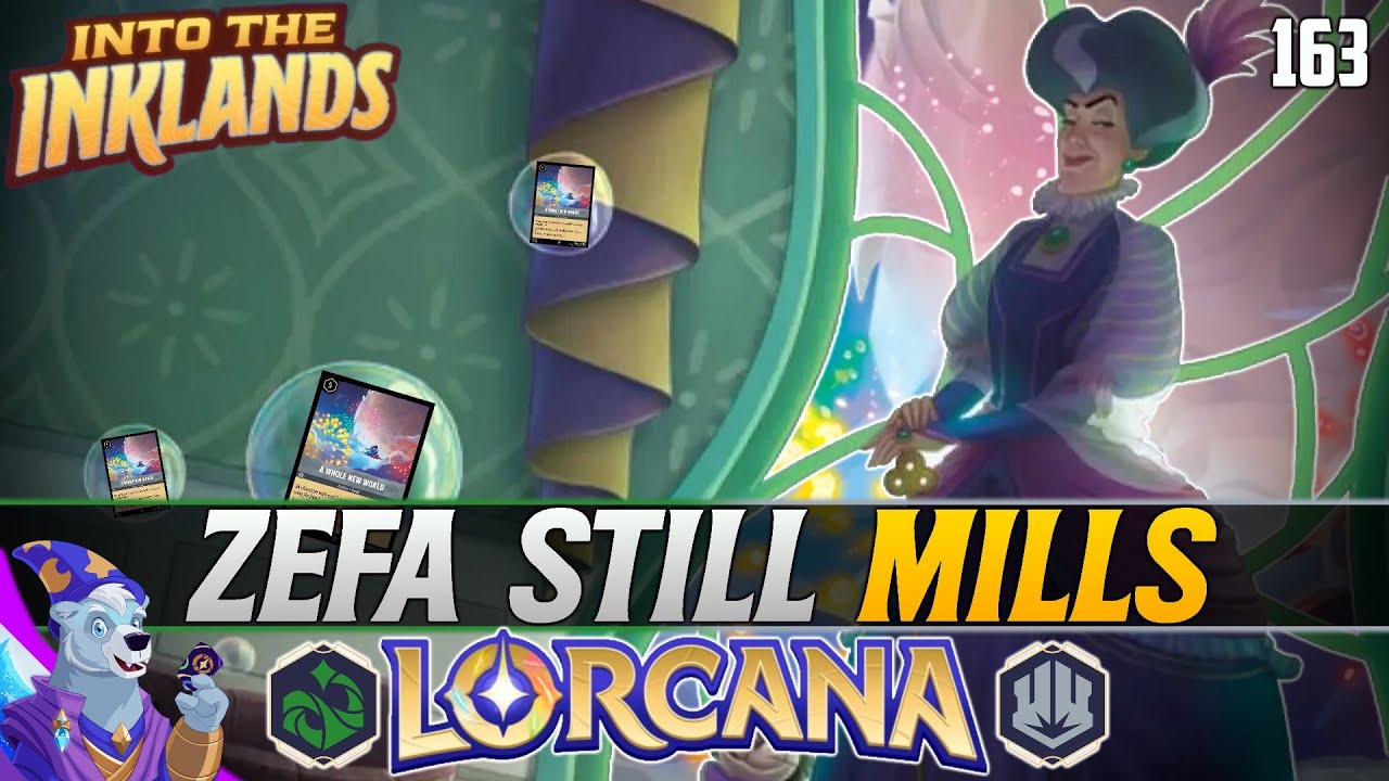 Grand Master Zefa's Mill deck will take me straight up the ladder! 🟢⚪ [Disney Lorcana Gameplay]