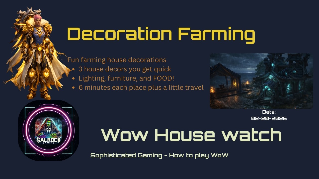 Recommended: New WoW Housing: Do This or You’ll Miss These 3 Easy Decor Drops