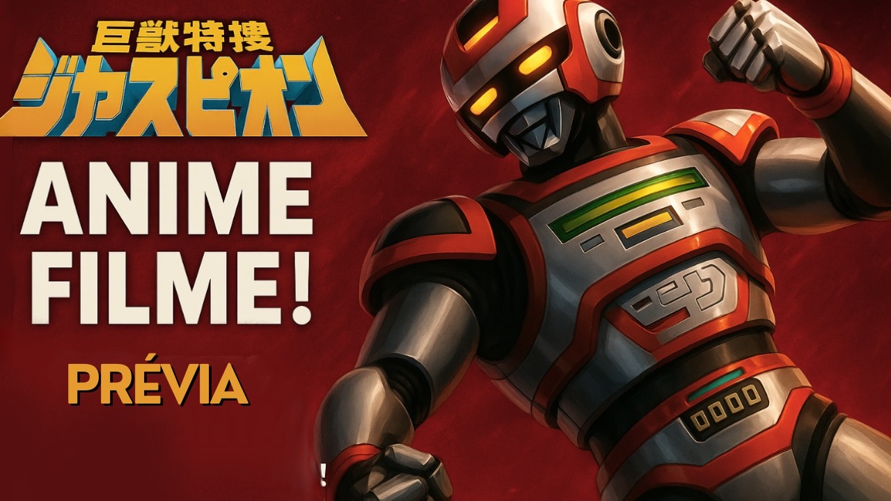 JASPION ANIME FILME 2025 – PRÉVIA COMPLETA !