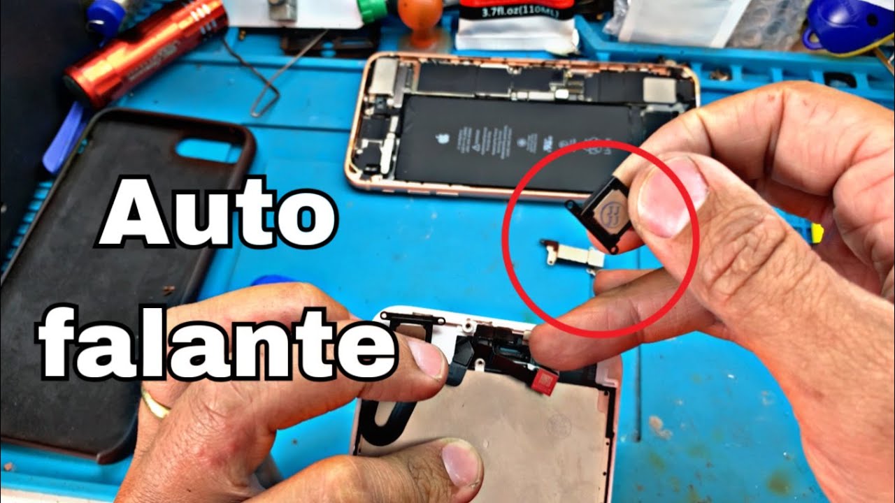 iPhone 8 Plus com problema no auto falante de chamadas
