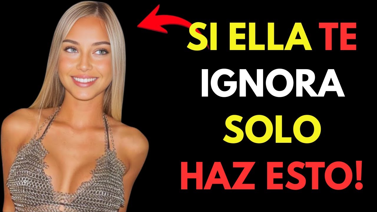 Cuando una mujer se distancia de ti y te ignora, simplemente haz esto
