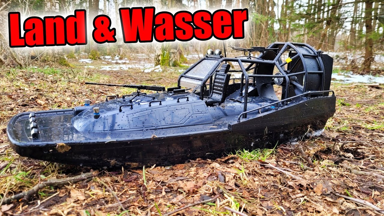 Außergewöhnliches Boot kann auf LAND und WASSER SCHWIMMEN?!