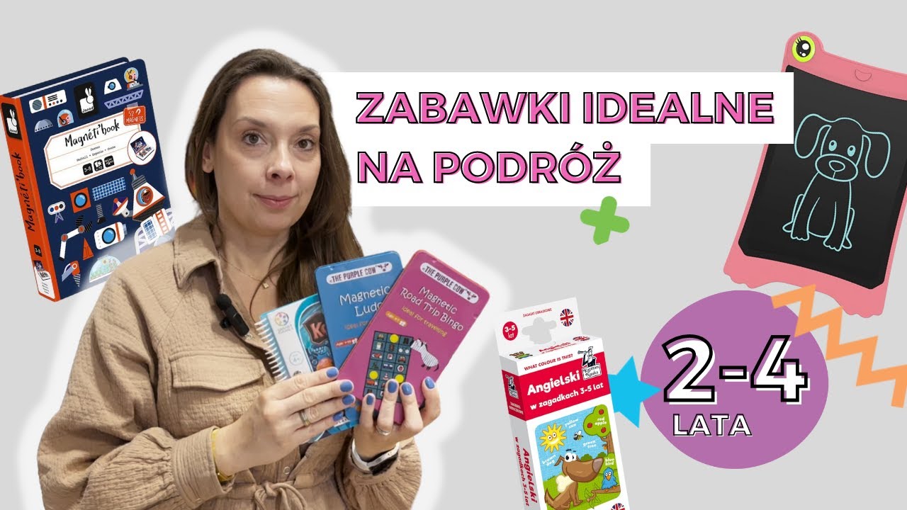 Zabawki na podr&oacute;ż dla dzieci w wieku 2-4 lata 🚗 🚄 ✈️ | Tublu.pl