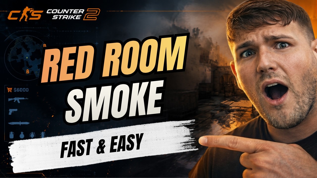 How to Throw the Easiest Red Room Smoke on Ancient in CS2 (Smoke Tutorial 2026)