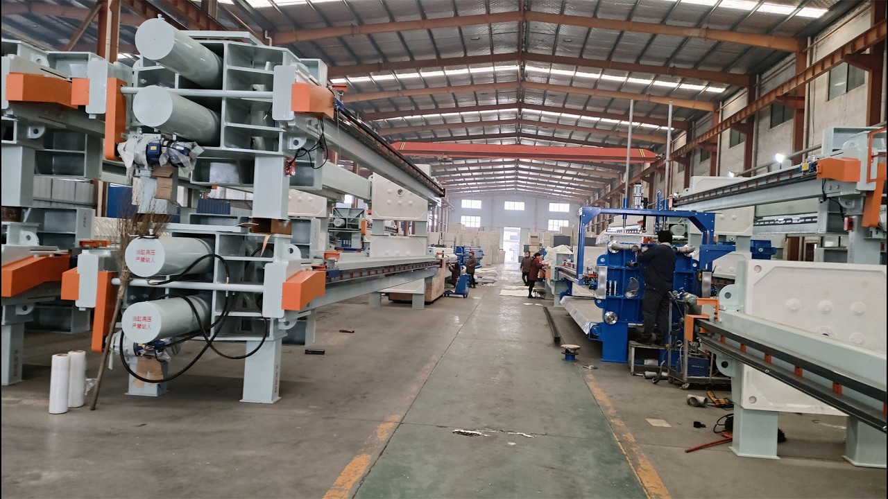 Xuqing filter press factory video