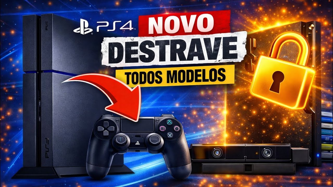 FINALMENTE NOVO Destrave PS4 12.50 / 12.52 AGORA! PS4 Tutorial Completo DESBLOQUEIO!