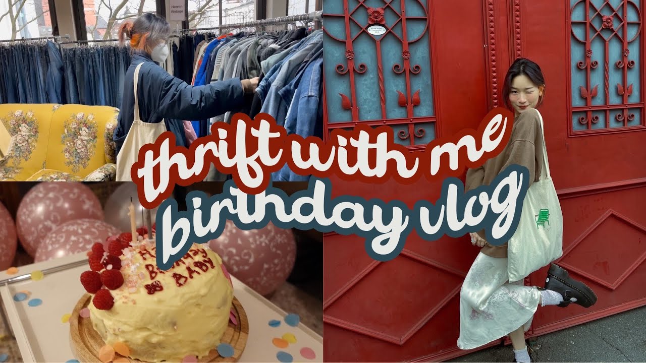 [SUB] BIRTHDAY VLOG | HAUL ĐỒ VINTAGE CỰC ƯNG Ý 🌸 | my20s