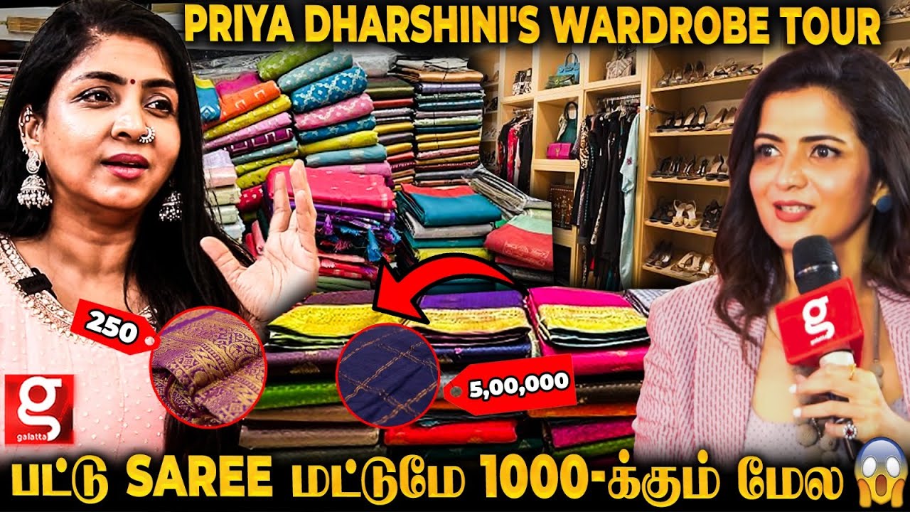 DD-க்கு தெரியாம எடுத்தேன்😉இந்த Saree விலை தெரிஞ்சா😱வியக்க வைக்கும் Priya Darshini Saree Collection