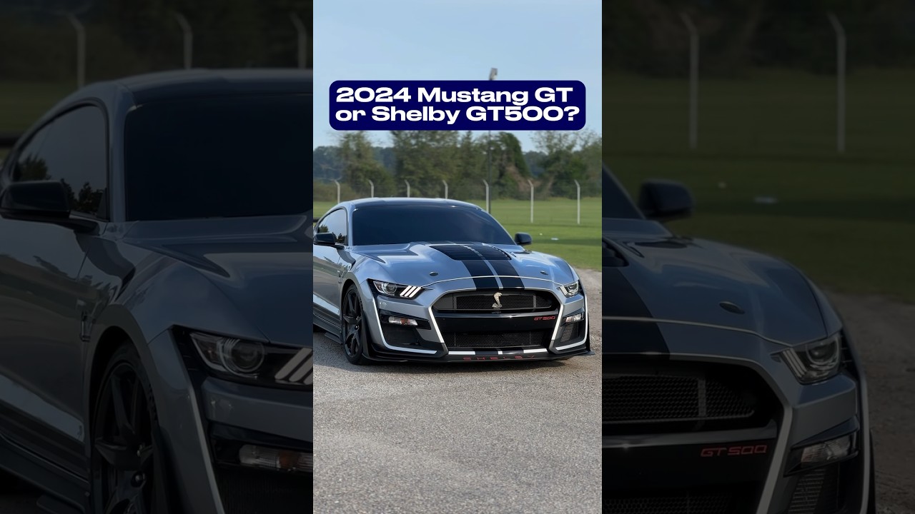 2024 Mustang GT or Shelby GT500? 🤔
