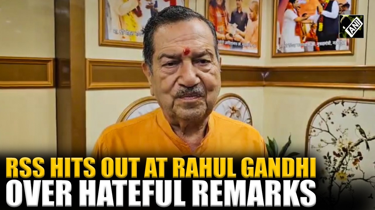 Indresh Kumar hits out at Rahul Gandhi over his comments on RSS