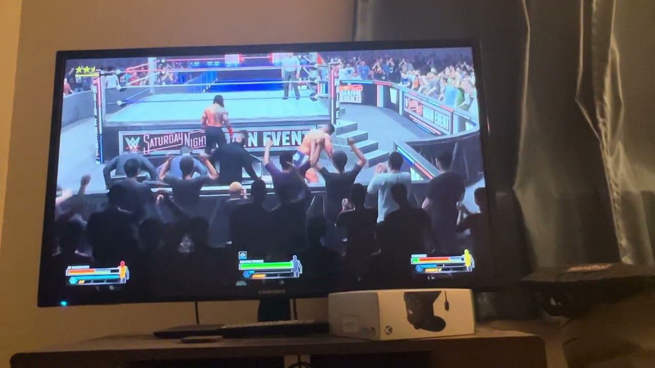 Reigns VS McDonagh VS Gunther (Elimination Chamber Qualifiers Part 2)-Wwe 2k25