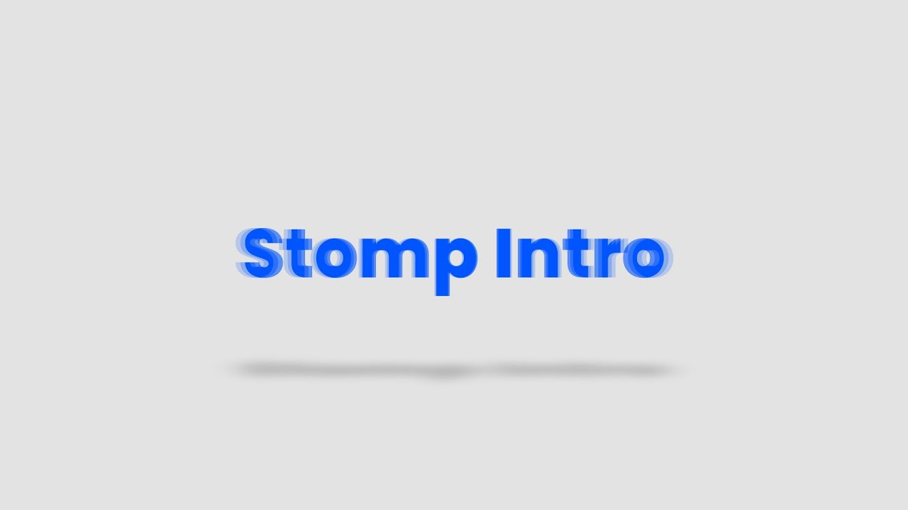 Create a Stomp Intro In Davinci Resolve