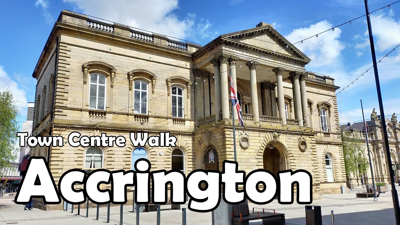 Accrington, Lancashire【4K】| Town Centre Walk 2021
